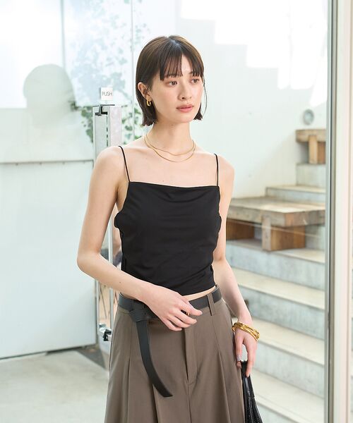 Rouge vif la cle / ルージュ・ヴィフ ラクレ キャミソール・チューブトップ | サイドテープカップ付きキャミ | 詳細15