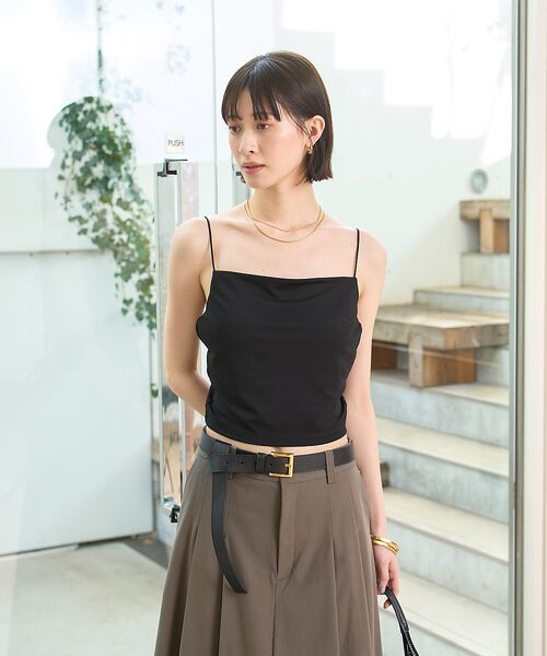 Rouge vif la cle / ルージュ・ヴィフ ラクレ キャミソール・チューブトップ | サイドテープカップ付きキャミ | 詳細16