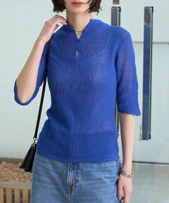 Rouge vif la cle / ルージュ・ヴィフ ラクレ ニット・セーター | 両畦スリットシアーニットプルオーバー