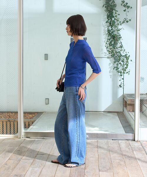 Rouge vif la cle / ルージュ・ヴィフ ラクレ ニット・セーター | 両畦スリットシアーニットプルオーバー | 詳細11