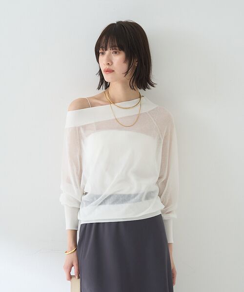 Rouge vif la cle / ルージュ・ヴィフ ラクレ ニット・セーター | オフショルシアーニットプルオーバー | 詳細2