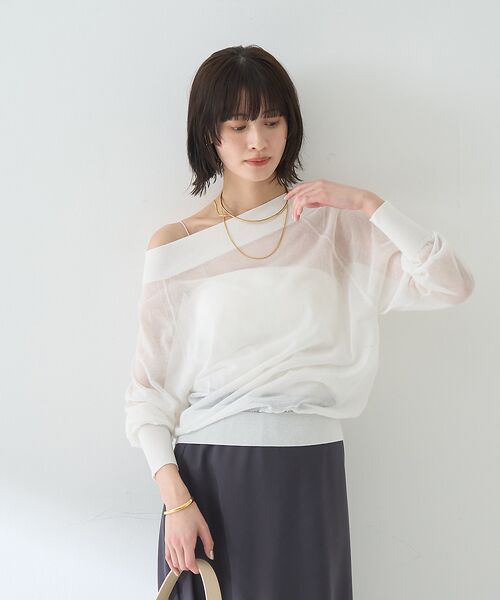 Rouge vif la cle / ルージュ・ヴィフ ラクレ ニット・セーター | オフショルシアーニットプルオーバー | 詳細3