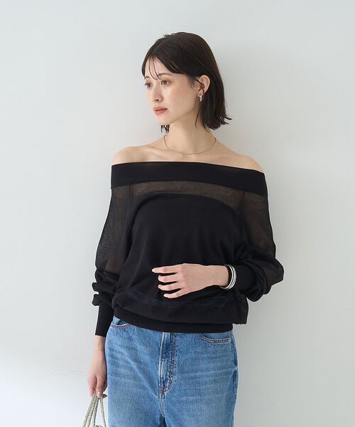 Rouge vif la cle / ルージュ・ヴィフ ラクレ ニット・セーター | オフショルシアーニットプルオーバー | 詳細9