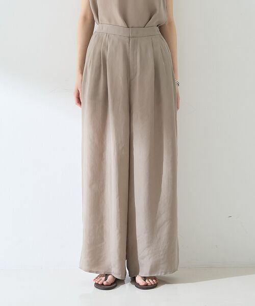 Rouge vif la cle / ルージュ・ヴィフ ラクレ パンツ | 【セットアップ対応】キュプラフィブリル ワイドパンツ | 詳細11