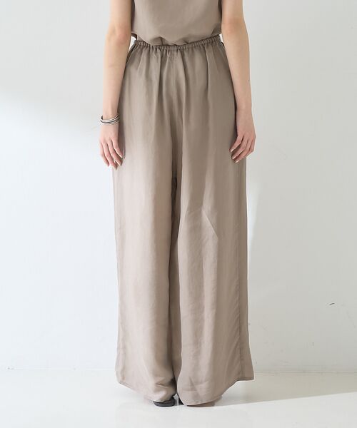 Rouge vif la cle / ルージュ・ヴィフ ラクレ パンツ | 【セットアップ対応】キュプラフィブリル ワイドパンツ | 詳細13