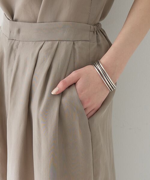 Rouge vif la cle / ルージュ・ヴィフ ラクレ パンツ | 【セットアップ対応】キュプラフィブリル ワイドパンツ | 詳細15