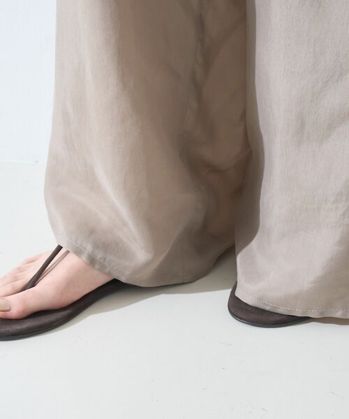 Rouge vif la cle / ルージュ・ヴィフ ラクレ パンツ | 【セットアップ対応】キュプラフィブリル ワイドパンツ | 詳細17