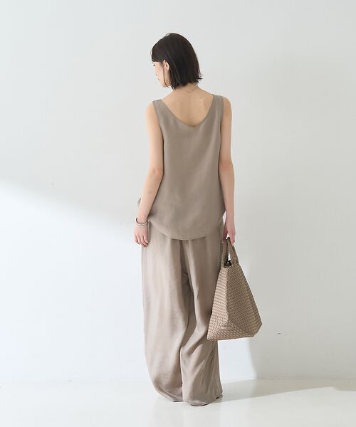 Rouge vif la cle / ルージュ・ヴィフ ラクレ パンツ | 【セットアップ対応】キュプラフィブリル ワイドパンツ | 詳細7