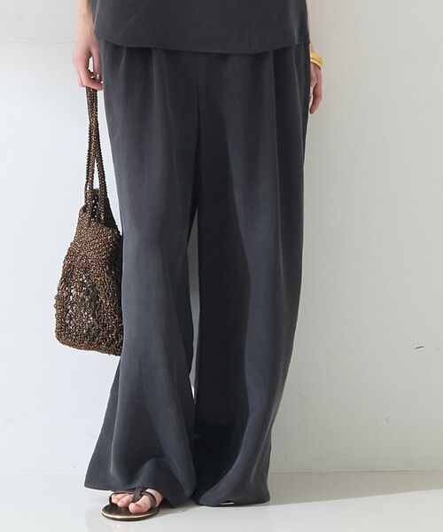 Rouge vif la cle / ルージュ・ヴィフ ラクレ パンツ | 【セットアップ対応】キュプラフィブリル ワイドパンツ | 詳細18