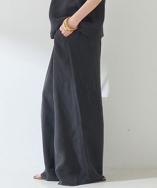 Rouge vif la cle / ルージュ・ヴィフ ラクレ パンツ | 【セットアップ対応】キュプラフィブリル ワイドパンツ | 詳細19