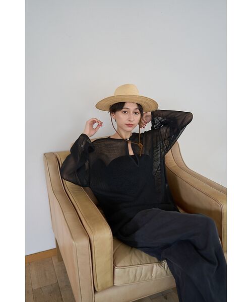 Rouge vif la cle / ルージュ・ヴィフ ラクレ パンツ | 【セットアップ対応】キュプラフィブリル ワイドパンツ | 詳細25