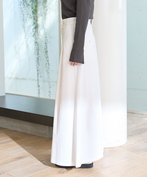 Rouge vif la cle / ルージュ・ヴィフ ラクレ ロング・マキシ丈スカート | タックフレアマキシスカート | 詳細13