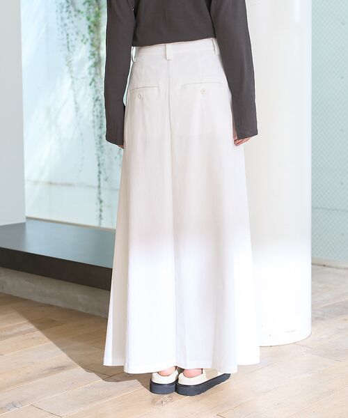 Rouge vif la cle / ルージュ・ヴィフ ラクレ ロング・マキシ丈スカート | タックフレアマキシスカート | 詳細14