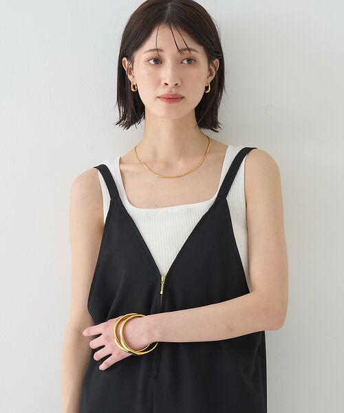 Rouge vif la cle / ルージュ・ヴィフ ラクレ サロペット・オールインワン | 【吸湿速乾】ドライタッチフロントジップサロペット | 詳細4