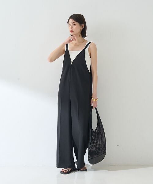 Rouge vif la cle / ルージュ・ヴィフ ラクレ サロペット・オールインワン | 【吸湿速乾】ドライタッチフロントジップサロペット | 詳細9