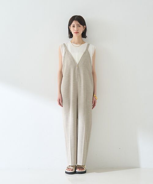 Rouge vif la cle / ルージュ・ヴィフ ラクレ サロペット・オールインワン | 【吸湿速乾】ドライタッチフロントジップサロペット | 詳細21