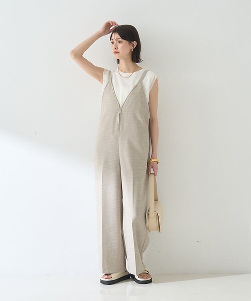 Rouge vif la cle / ルージュ・ヴィフ ラクレ サロペット・オールインワン | 【吸湿速乾】ドライタッチフロントジップサロペット | 詳細12