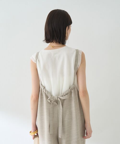 Rouge vif la cle / ルージュ・ヴィフ ラクレ サロペット・オールインワン | 【吸湿速乾】ドライタッチフロントジップサロペット | 詳細18