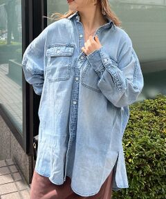 Rouge vif la cle / ルージュ・ヴィフ ラクレ シャツ・ブラウス | 【RED CARD/レッドカード】Brooklyn デニムシャツ