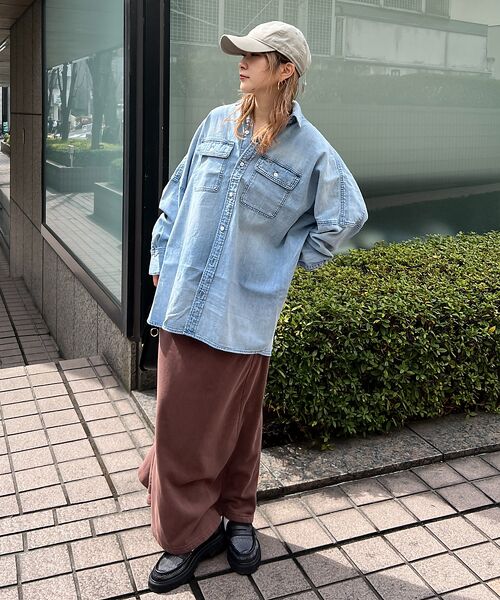 Rouge vif la cle / ルージュ・ヴィフ ラクレ シャツ・ブラウス | 【RED CARD/レッドカード】Brooklyn デニムシャツ | 詳細10