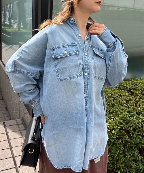 Rouge vif la cle / ルージュ・ヴィフ ラクレ シャツ・ブラウス | 【RED CARD/レッドカード】Brooklyn デニムシャツ | 詳細5