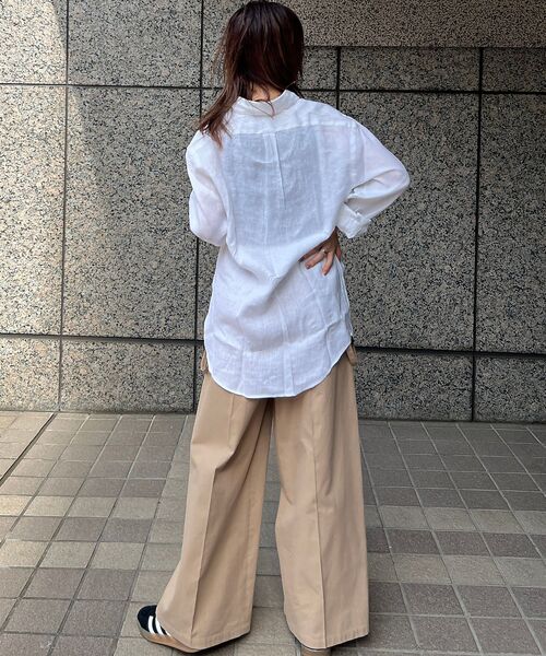 Rouge vif la cle / ルージュ・ヴィフ ラクレ シャツ・ブラウス | 【POLO RALPH LAUREN/ポロラルフローレン】カスタムフィットリネン | 詳細6