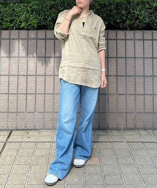 Rouge vif la cle / ルージュ・ヴィフ ラクレ シャツ・ブラウス | 【POLO RALPH LAUREN/ポロラルフローレン】カスタムフィットリネン | 詳細17