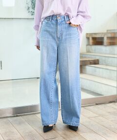 Rouge vif la cle / ルージュ・ヴィフ ラクレ デニムパンツ | 【RED CARD/レッドカード】Slogan ルーズストレートデニム