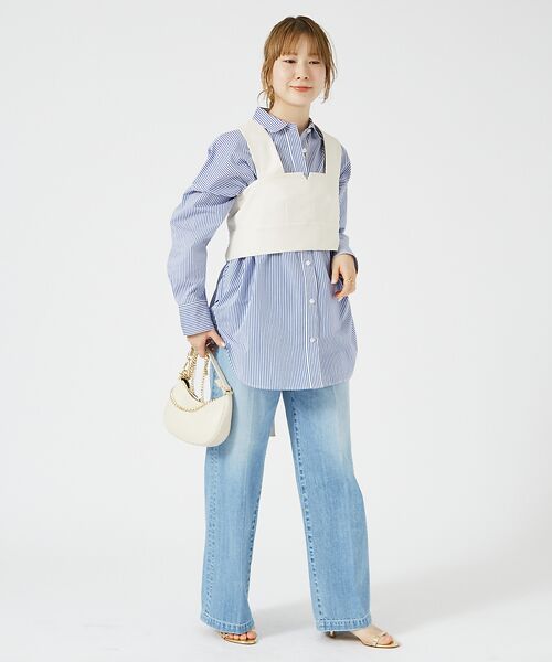 Rouge vif la cle / ルージュ・ヴィフ ラクレ デニムパンツ | 【RED CARD/レッドカード】Slogan ルーズストレートデニム | 詳細18