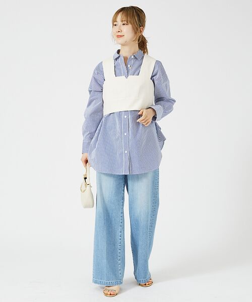 Rouge vif la cle / ルージュ・ヴィフ ラクレ デニムパンツ | 【RED CARD/レッドカード】Slogan ルーズストレートデニム | 詳細19