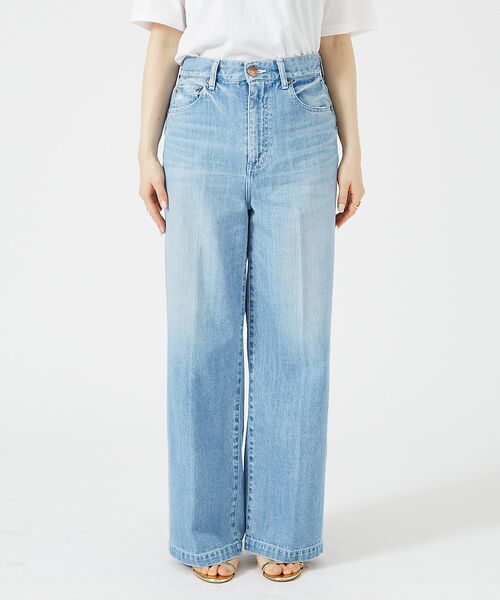 Rouge vif la cle / ルージュ・ヴィフ ラクレ デニムパンツ | 【RED CARD/レッドカード】Slogan ルーズストレートデニム | 詳細20