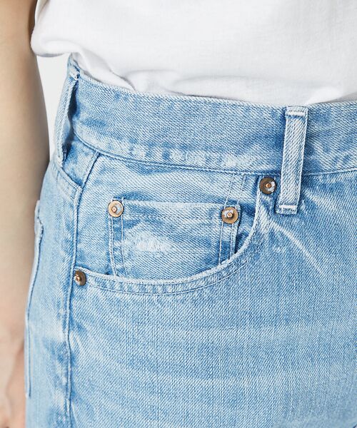 Rouge vif la cle / ルージュ・ヴィフ ラクレ デニムパンツ | 【RED CARD/レッドカード】Slogan ルーズストレートデニム | 詳細26