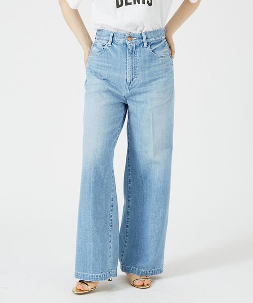 Rouge vif la cle / ルージュ・ヴィフ ラクレ デニムパンツ | 【RED CARD/レッドカード】Slogan ルーズストレートデニム | 詳細6