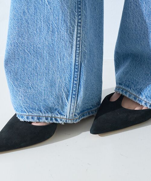 アッパーハイツ ルージュヴィフ別注 THE NIECE デニム SODA 24 upper hights/アッパーハイツ】THE NIECE ハイライズストレ