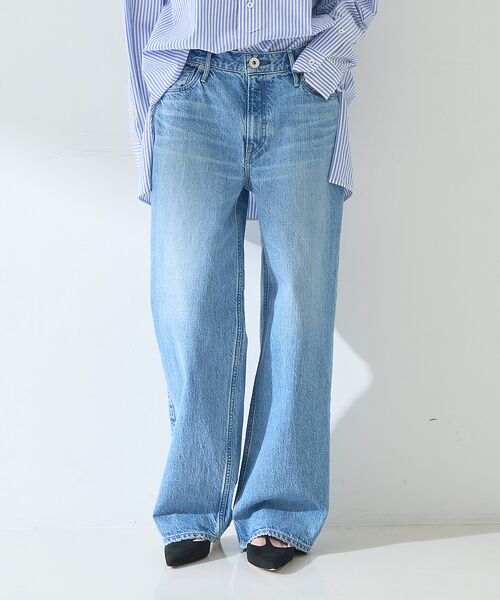 Rouge vif la cle/ルージュ・ヴィフ ラクレ 【upper hights/アッパーハイツ】THE NIECE MID-RISE ライトブルー 24 Rouge vif la cle/ルージュ・ヴィフ ラクレ 【upper hights/アッパーハイツ】THE NIECE MID-RISE ライトブルー 24