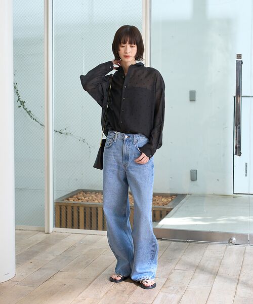 Rouge vif la cle / ルージュ・ヴィフ ラクレ デニムパンツ | 【AGOLDE/エーゴールドイー】LOW CURVE JEAN IN FAIRW | 詳細16