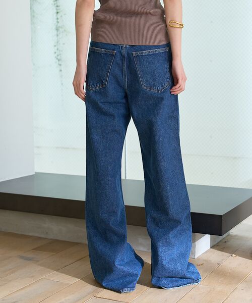 Rouge vif la cle / ルージュ・ヴィフ ラクレ デニムパンツ | 【AGOLDE/エーゴールドイー】DAME JEAN NO CUFF  ハイライ | 詳細11