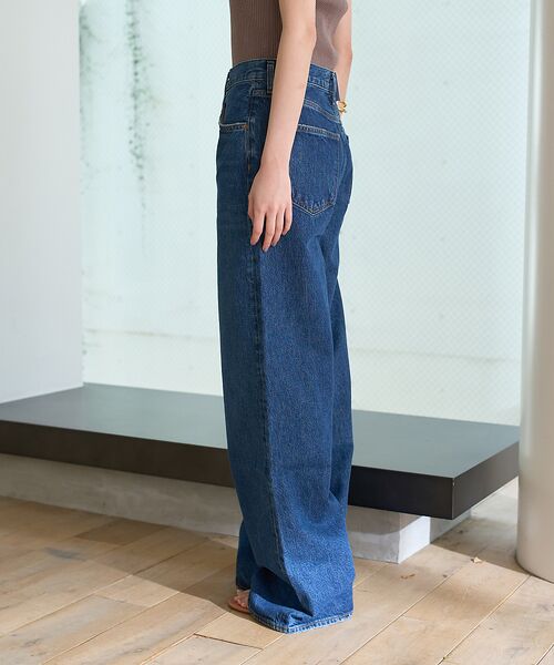 Rouge vif la cle / ルージュ・ヴィフ ラクレ デニムパンツ | 【AGOLDE/エーゴールドイー】DAME JEAN NO CUFF  ハイライ | 詳細12