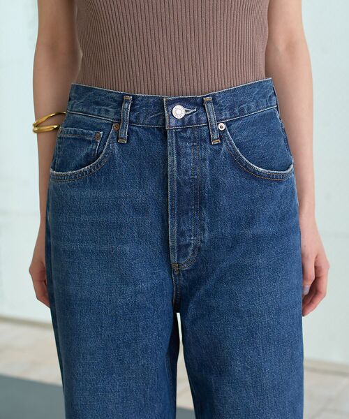 Rouge vif la cle / ルージュ・ヴィフ ラクレ デニムパンツ | 【AGOLDE/エーゴールドイー】DAME JEAN NO CUFF  ハイライ | 詳細15