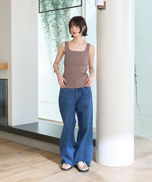 Rouge vif la cle / ルージュ・ヴィフ ラクレ デニムパンツ | 【AGOLDE/エーゴールドイー】DAME JEAN NO CUFF  ハイライ | 詳細4