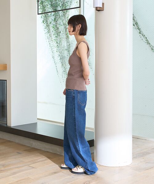 Rouge vif la cle / ルージュ・ヴィフ ラクレ デニムパンツ | 【AGOLDE/エーゴールドイー】DAME JEAN NO CUFF  ハイライ | 詳細6