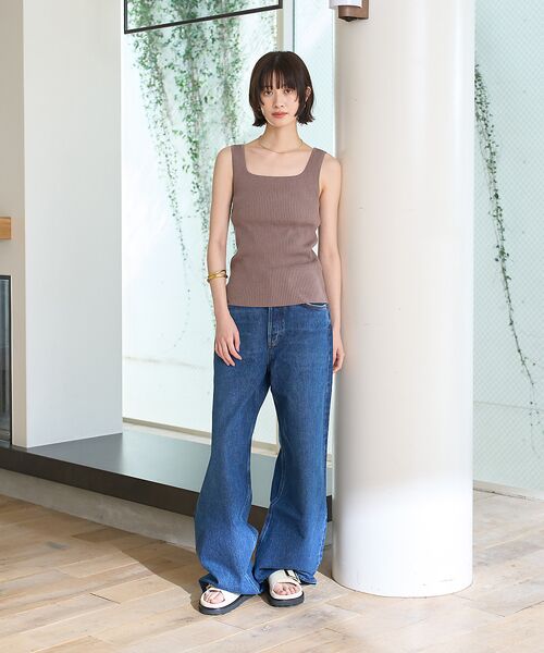 Rouge vif la cle / ルージュ・ヴィフ ラクレ デニムパンツ | 【AGOLDE/エーゴールドイー】DAME JEAN NO CUFF  ハイライ | 詳細7