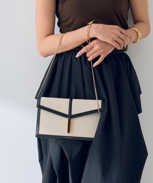 Rouge vif la cle / ルージュ・ヴィフ ラクレ クラッチ・パーティバッグ | 【DEMELLIER/デメリエー】The Tokyo Clutch クラッチバッ | 詳細11