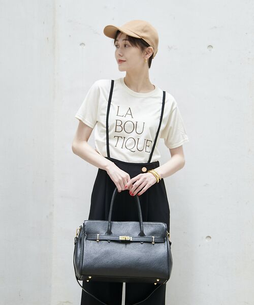 Rouge vif la cle / ルージュ・ヴィフ ラクレ トートバッグ | 【AULENTTI/オウレンティ】2WAY トートバッグ　レザーベルト付き | 詳細2