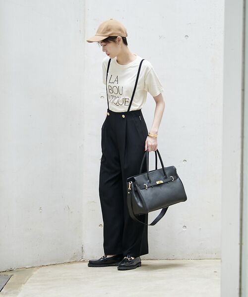 Rouge vif la cle / ルージュ・ヴィフ ラクレ トートバッグ | 【AULENTTI/オウレンティ】2WAY トートバッグ　レザーベルト付き | 詳細4