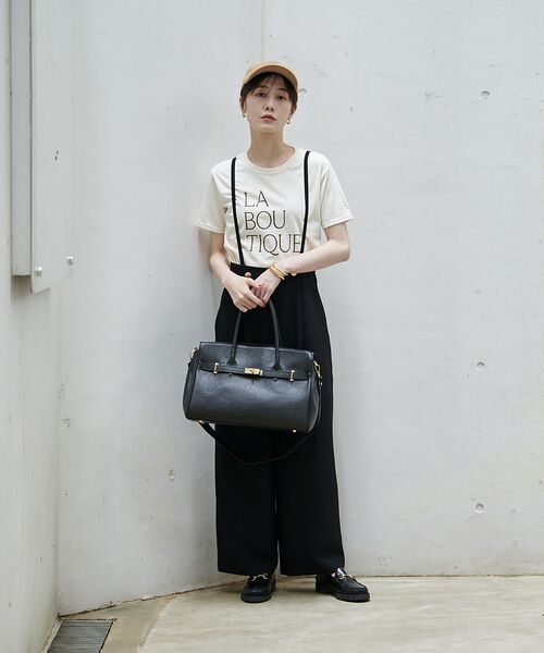 Rouge vif la cle / ルージュ・ヴィフ ラクレ トートバッグ | 【AULENTTI/オウレンティ】2WAY トートバッグ　レザーベルト付き | 詳細5