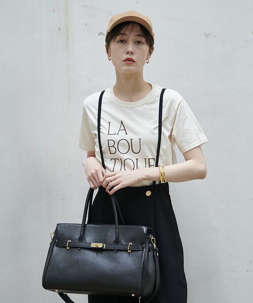 Rouge vif la cle / ルージュ・ヴィフ ラクレ トートバッグ | 【AULENTTI/オウレンティ】2WAY トートバッグ　レザーベルト付き | 詳細6