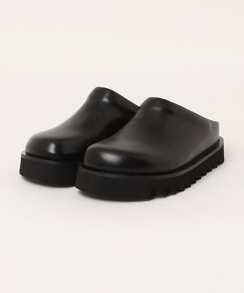 Rouge vif la cle/ルージュ・ヴィフ ラクレ 【MOHI/モヒ】レザークロッグシューズ ブラック 38 Rouge vif la cle/ルージュ・ヴィフ ラクレ 【MOHI/モヒ】レザークロッグシューズ ブラック 38