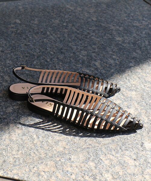 Rouge vif la cle / ルージュ・ヴィフ ラクレ サンダル | 【VINILO/ヴィニーロ】レザースリングバッグシューズ | 詳細2