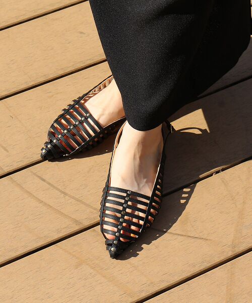 Rouge vif la cle / ルージュ・ヴィフ ラクレ サンダル | 【VINILO/ヴィニーロ】レザースリングバッグシューズ | 詳細4